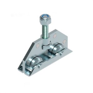 Ruleta Doble Ø20x25 con rodillo de acero