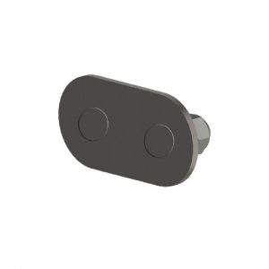 Tapa Hebilla Inox 2 Tornillos-tuerca